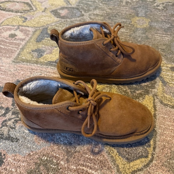 UGG Tan Shearling Lined Boots - Picture 7 of 9